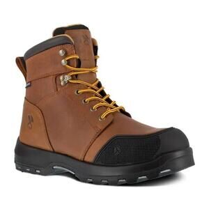 Iron Age Brown Waterproof Leather Work Boots 6in Immortalizer IA0171 9W
